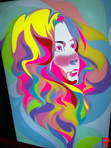 acrylic matt sheet portrait